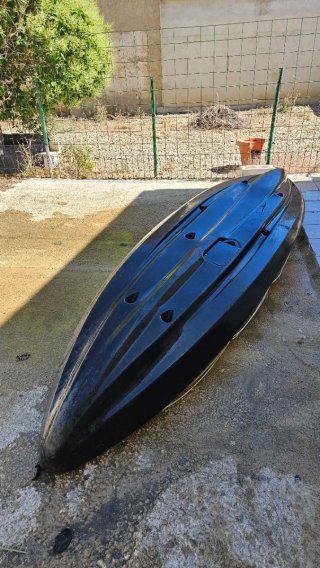 Kayak biplaza con remos y asientos