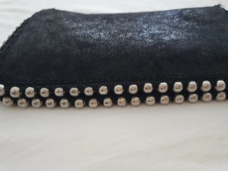 Bolso Negro Zara Cadena Metálica