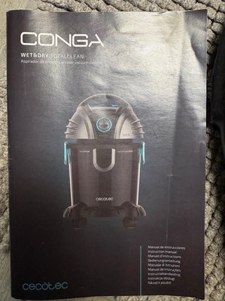 Aspiradora Conga Wet&Dry 1400W Cecotec