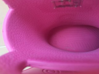 Botas de agua Crocs infantiles rosas