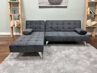 Sofá Cama Gris Tela Nuevo