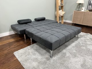 Sofá Cama Gris Tela Nuevo