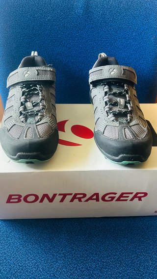 Zapatillas Ciclismo Mujer Bontrager Gris/Negro