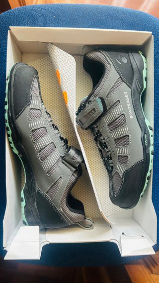 Zapatillas Ciclismo Mujer Bontrager Gris/Negro