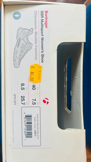 Zapatillas Ciclismo Mujer Bontrager Gris/Negro
