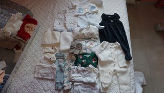 Lote Ropa Bebé Niño 0-3 Meses Invierno ver fotos