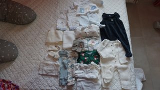 Lote Ropa Bebé Niño 0-3 Meses Invierno ver fotos