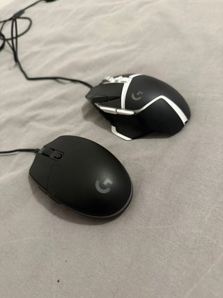 Pack 2 Ratones Gaming Logitech G52 y G203