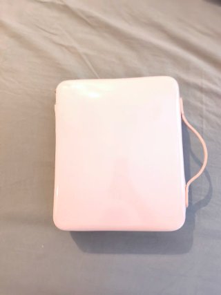 Maletín rosa con lazos