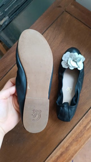 Manoletinas Papanatas Negras Talla 35