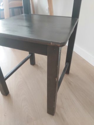 3 Sillas de madera Ikea