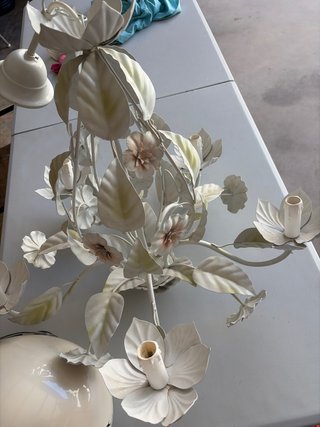 Lámpara de techo estilo floral