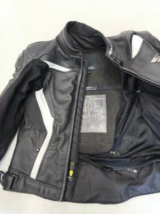 Chaqueta SHIMA de cuero para moto hombre.