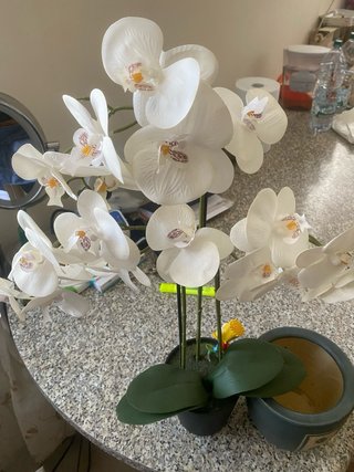 Orchidee artificiali rosa set tre pz no cinese