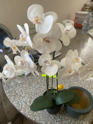 Orchidee artificiali rosa set tre pz no cinese
