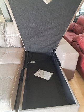 Sofá Cama Chaise Longue con Arcón