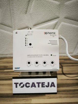 Amplificador TV 4 Salidas 26 dB Home