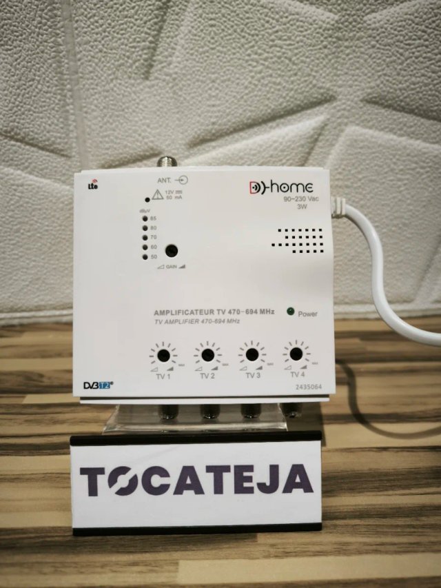 Amplificador TV 4 Salidas 26 dB Home