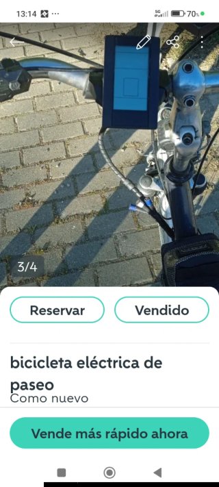 Kit completo para bicicleta eléctrica, bafang