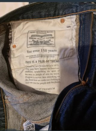 Pantalón vaquero Levi's azul Talla L32 W32 Unisex