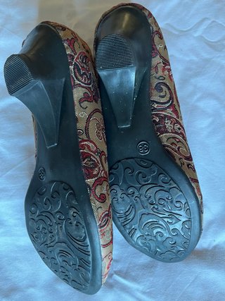 Zapatos tejido estampado