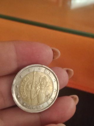 Moneda 2€ España Don Quijote 2005