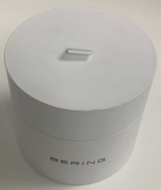 Reloj Bering Chapado Oro Piel Marrón
