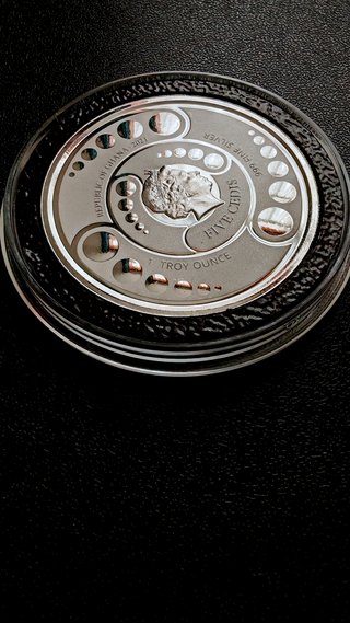 Moneda Alien 1 oz Plata 999 Ghana 2021
