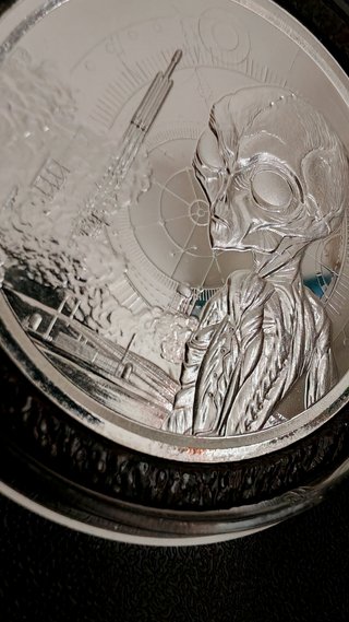 Moneda Alien 1 oz Plata 999 Ghana 2021