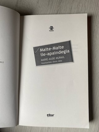 Maite-Maite ile-apaindegia