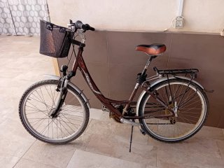 Bicicleta de paseo con cesta