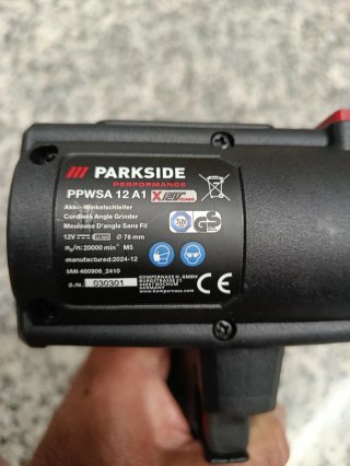 Parkside 12V Amoladora Angular Recargable