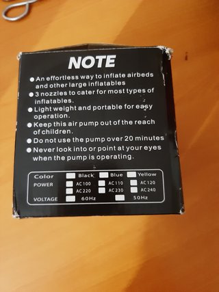 Bomba de aire eléctrica LQ-202