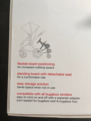 Tavoletto Bugaboo Comfort con Ruote per Passeggini
