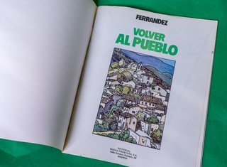 Cómic “Volver al pueblo” de Ferrández