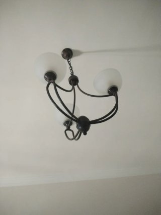 2 Lámpara de techo colgante