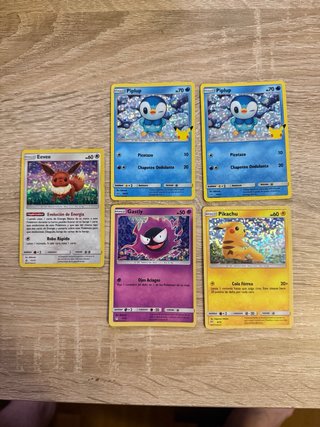 Lote Cartas Pokémon McDonald's