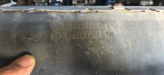 Moldura inferior paragolpes trasero BMW E36