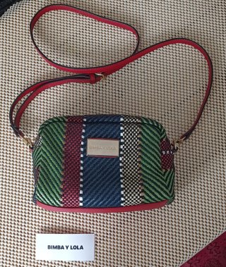 Bolso Bimba y Lola Rafia Multicolor