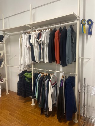Vestidor Ikea Metal Blanco