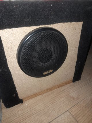 Altavoz Subwoofer Almani Negro y Plateado
