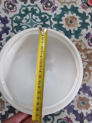 Tulipa de cristal para ventilador