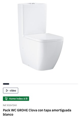 Pack WC Grohe Clova con tapa amortiguada