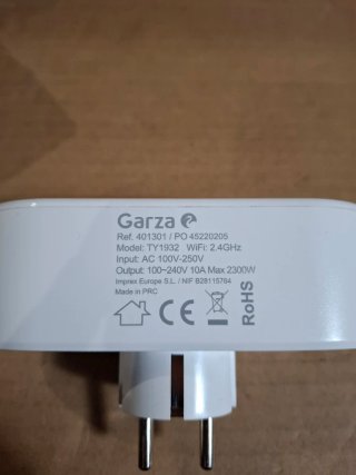 Enchufe Inteligente Garza 2 Tomas + 2 USB WiFi