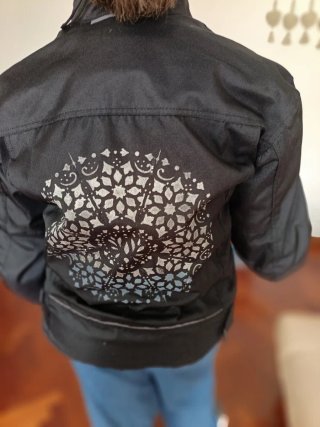 Chaqueta moto unisex con protecciones mujer talla