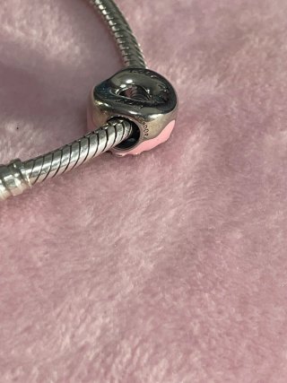 Charm Donut Rosa con Circonitas