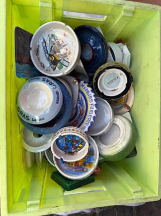Lote  toda la caja de Ceniceros Colección Vintage