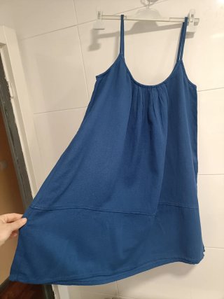 Lote 2 Vestidos Verano Talla L Negro y Azul