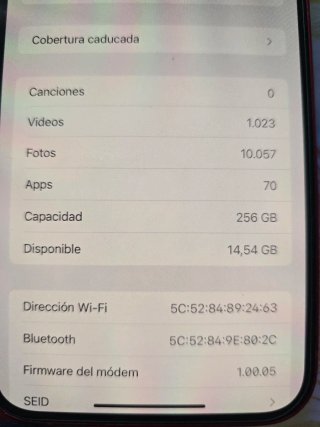 iPhone 14 Plus 256GB Rosso (RED) | 86% Batteria