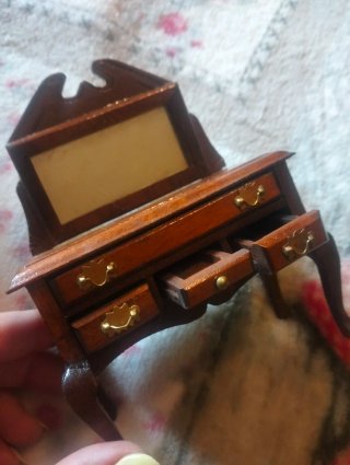 Mobili in legno casa delle bambole vintage